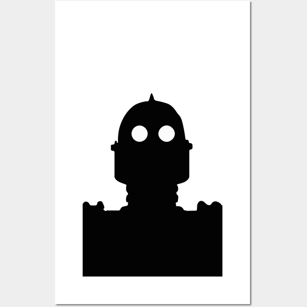 Minimalist Iron Giant Wall Art by PWCreate